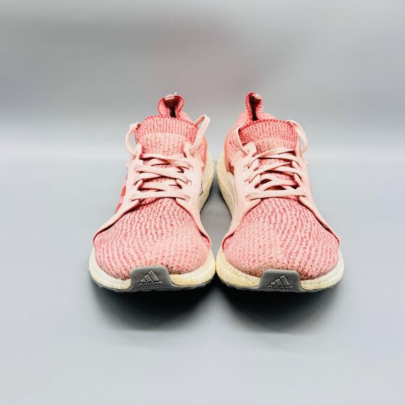 Adidas Shoes Womens 10 Pink Ultra Boost X Primeknit Running Athletic Sneakers - Picture 3 of 12